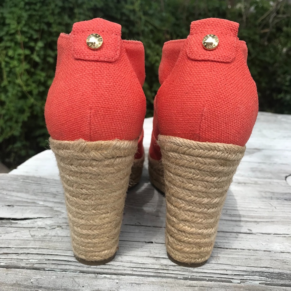 Michael Kors Berkley Wedge Heeled Sandals Size 7M - Picture 5 of 9